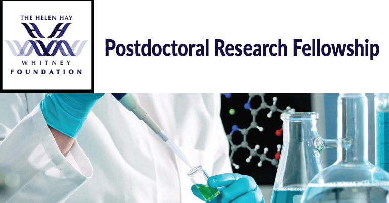 Helen Hay Whitney Fellowships for Postdoctoral Research 2026